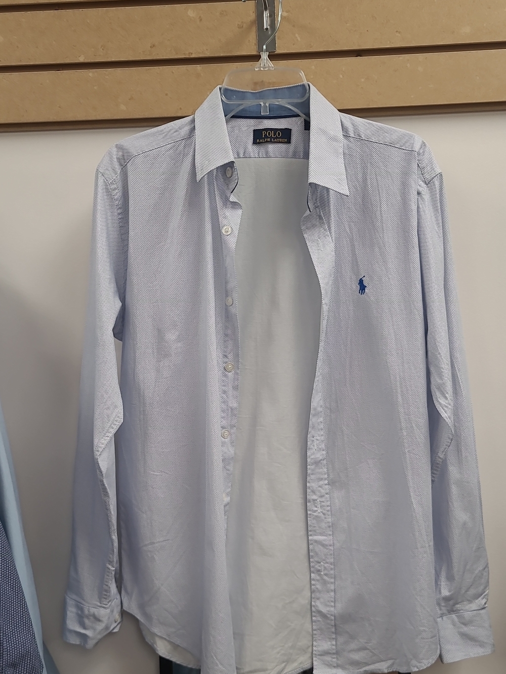 Polo by Ralph Lauren Blue Button-Up Dress Shirt